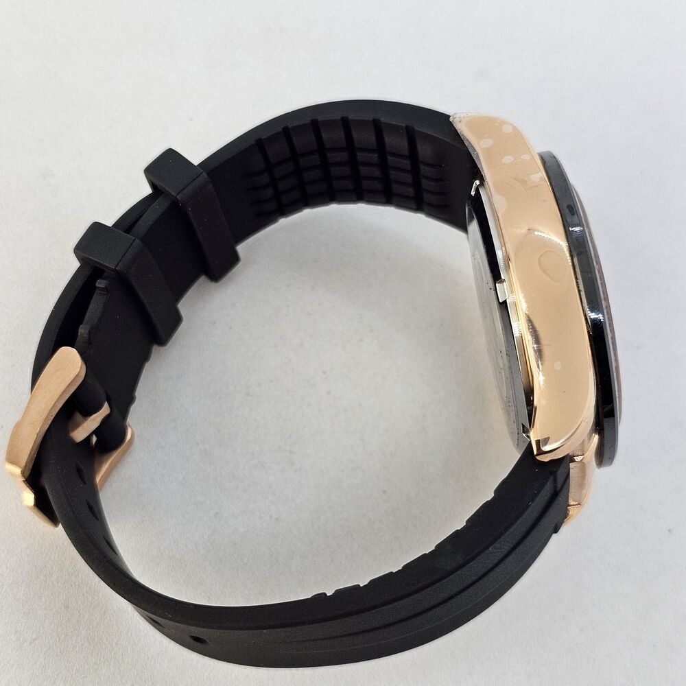 Pagani Design‎ Watch Men's 40MM Gold Dial Black Plastic Red Orange Canvas Bands - Picture 13 of 16